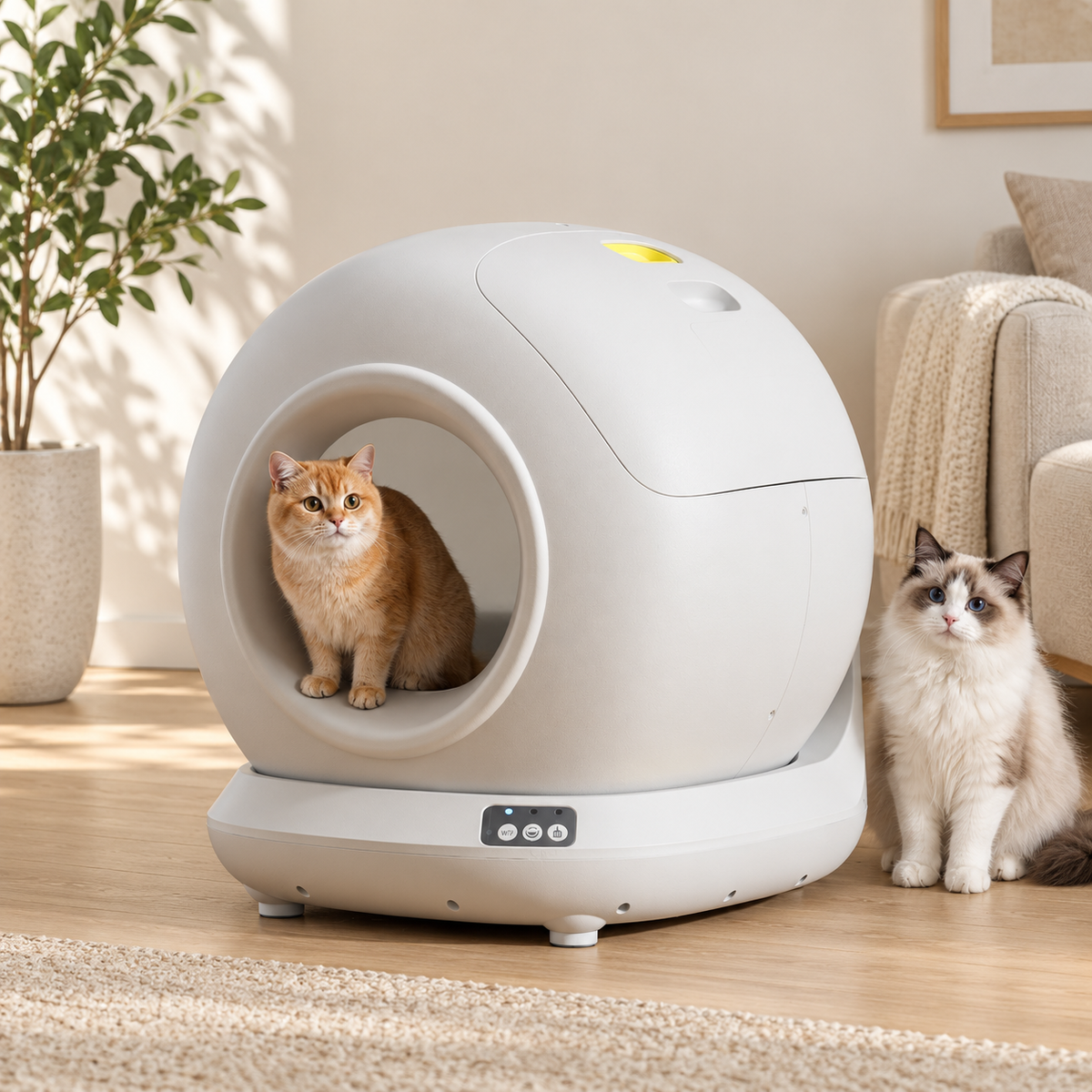 PetSharp AutoClean™ 78L Smart Self-Cleaning Cat Litter Box