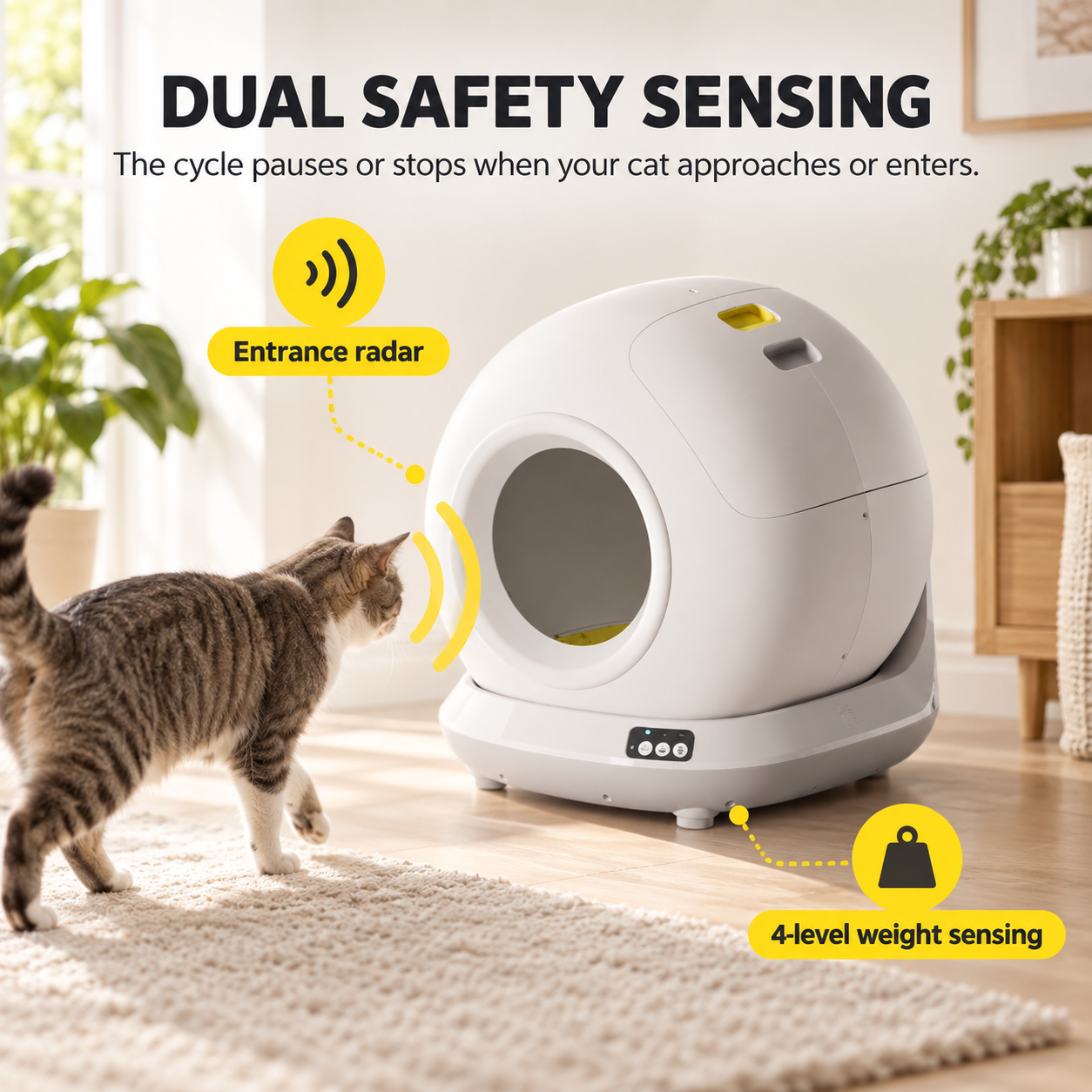 PetSharp AutoClean™ 78L Smart Self-Cleaning Cat Litter Box