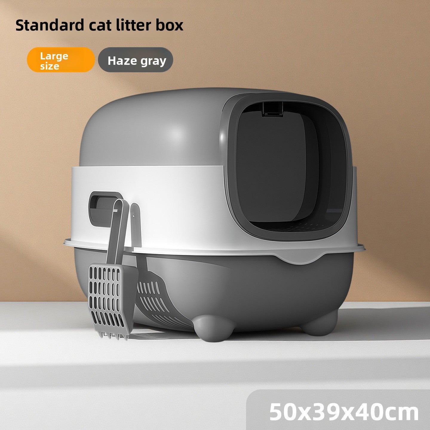 PetSharp FreshGuard? Enclosed Cat Litter Box with UV Odour Control