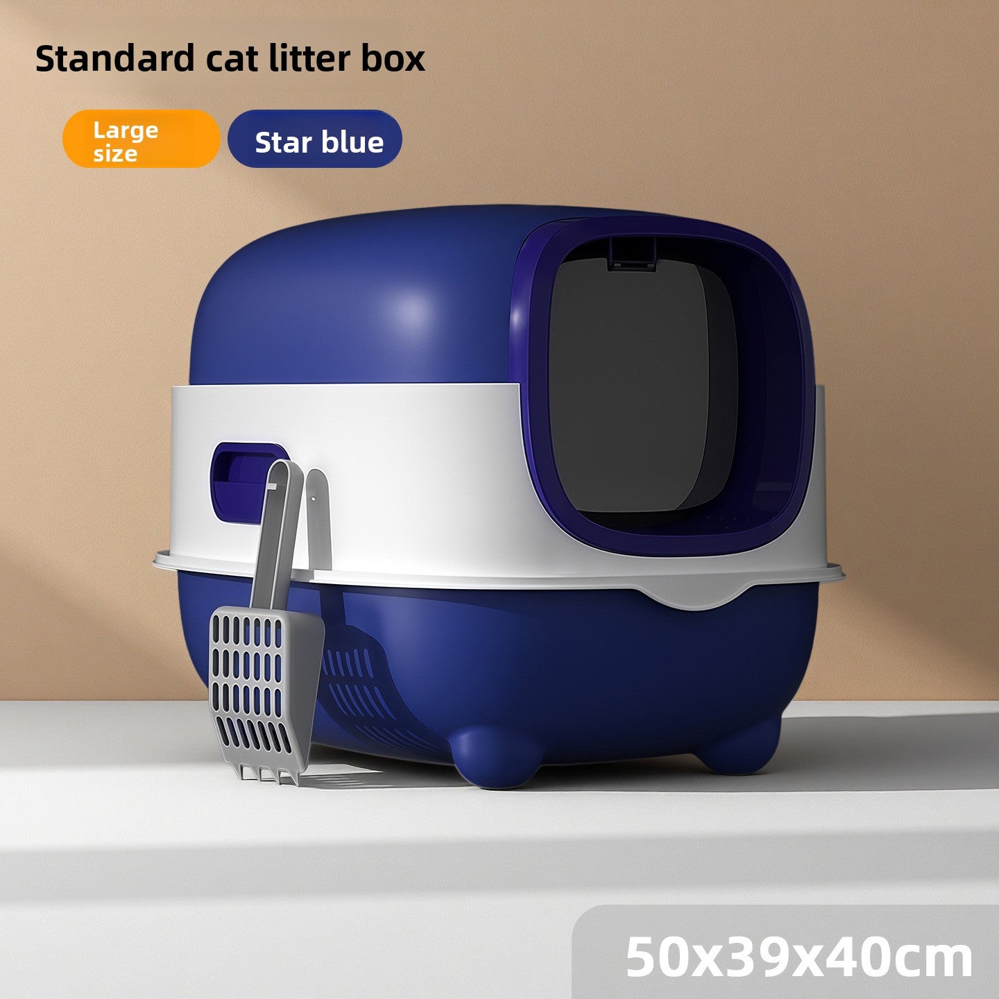 PetSharp FreshGuard? Enclosed Cat Litter Box with UV Odour Control