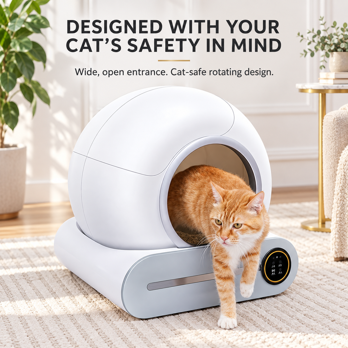 PetSharp AutoClean 360™ Automatic Self-Cleaning Cat Litter Box