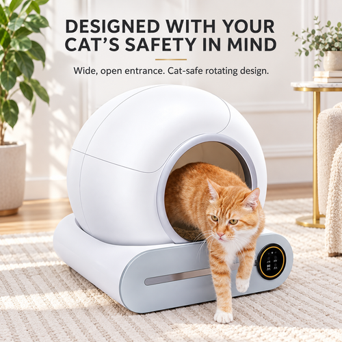 PetSharp AutoClean 360™ Automatic Self-Cleaning Cat Litter Box