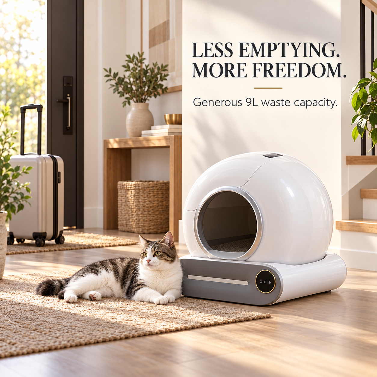 PetSharp AutoClean 360™ Automatic Self-Cleaning Cat Litter Box