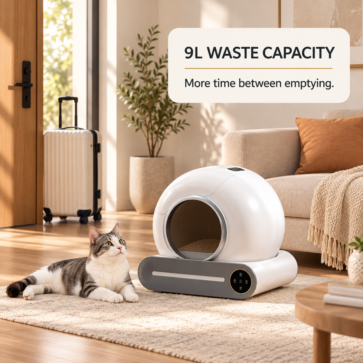 PetSharp AutoClean 360™ Automatic Self-Cleaning Cat Litter Box