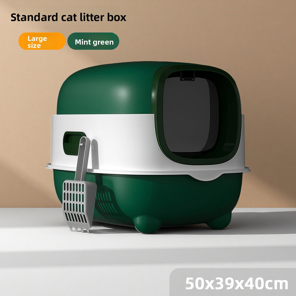 PetSharp FreshGuard? Enclosed Cat Litter Box with UV Odour Control